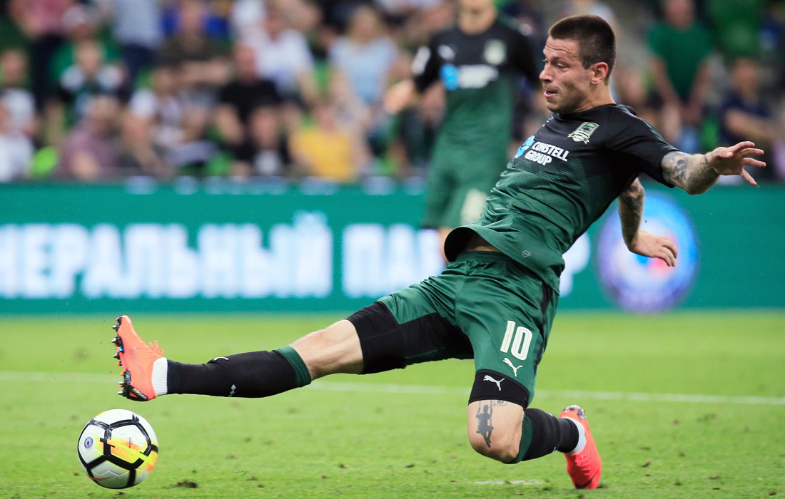 Нападающий Федор Смолов ("Краснодар")