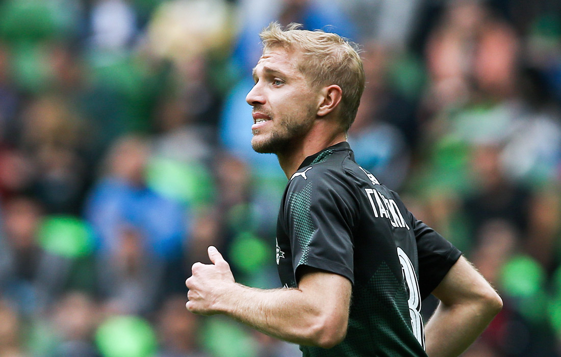 Полузащитник Юрий Газинский ("Краснодар")