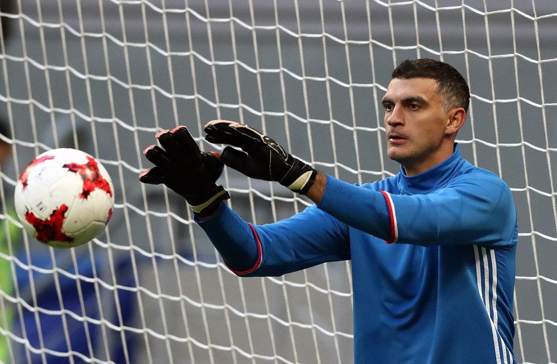 Вратарь Владимир Габулов ("Брюгге" Бельгия)