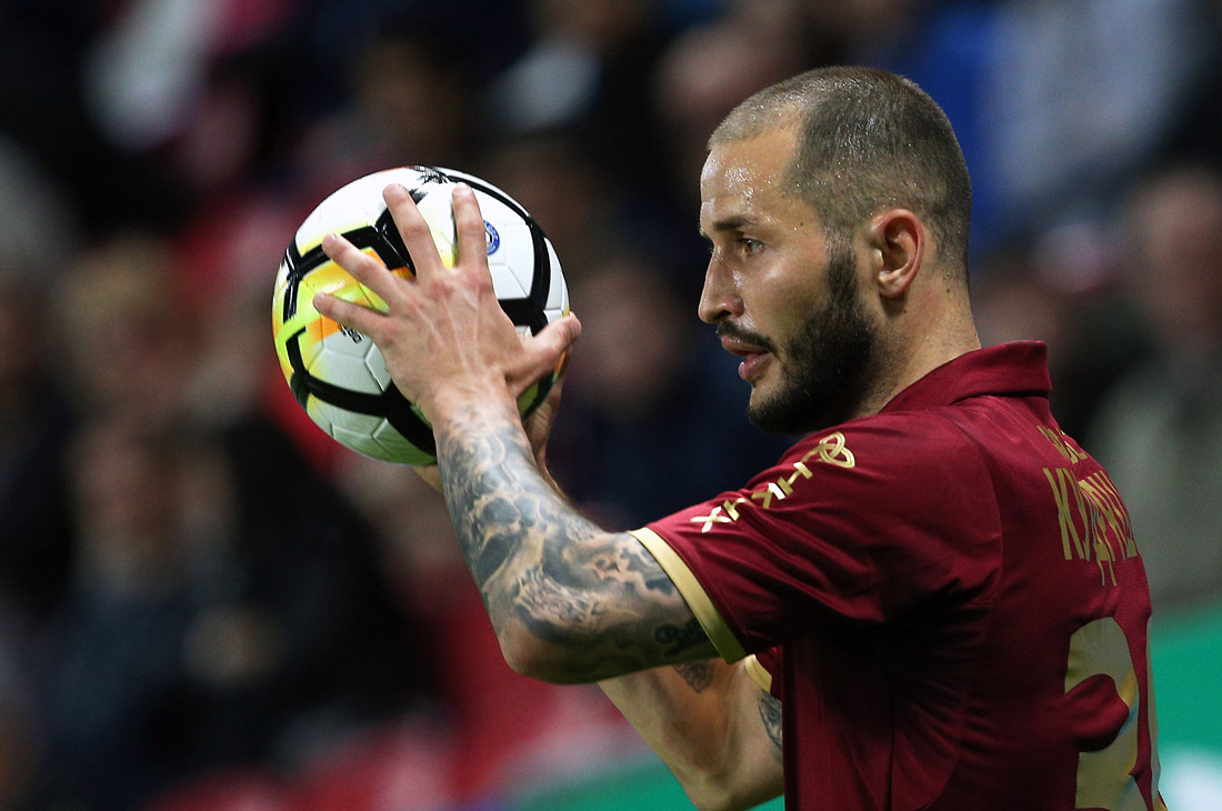 Защитник Федор Кудряшов ("Рубин")