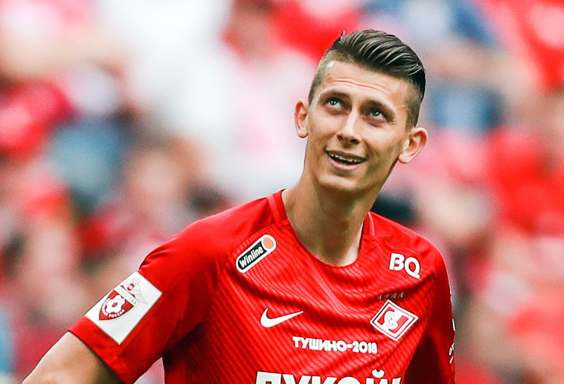 Защитник Илья Кутепов ("Спартак")