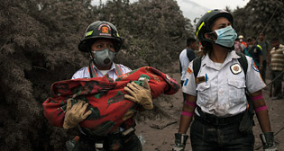 Последствия извержения Фуэго