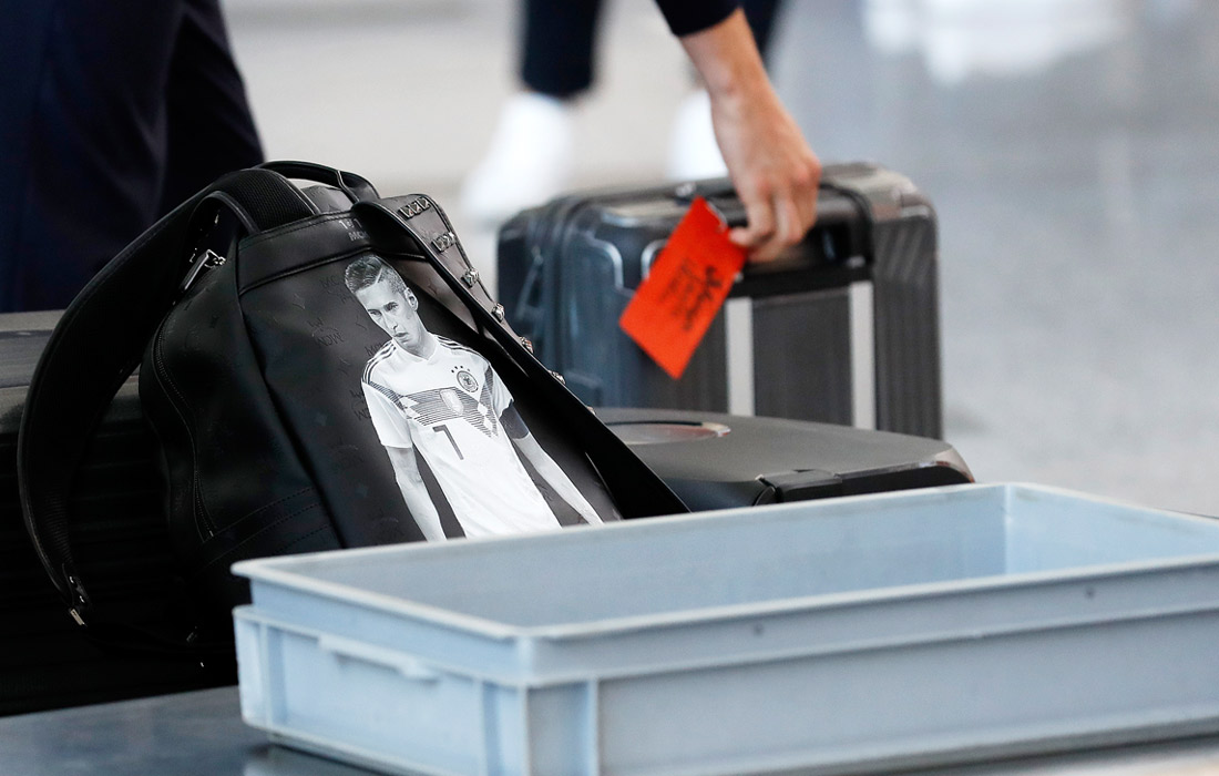 Сумка игрока сборной Германии Юлиана Дракслера