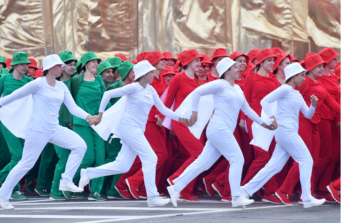 Парад в честь Дня независимости Белоруссии в Минске