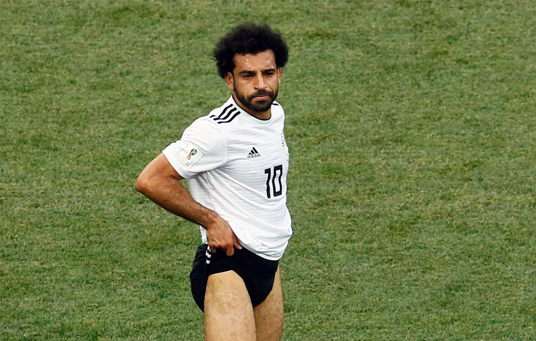 Нападающий сборной Египта Мохамед Салах после матча с Саудовской Аравией