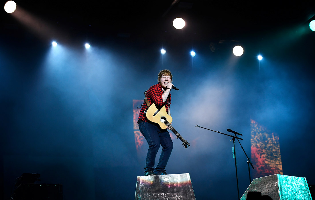 Британский исполнитель Эд Ширан - $110 млн