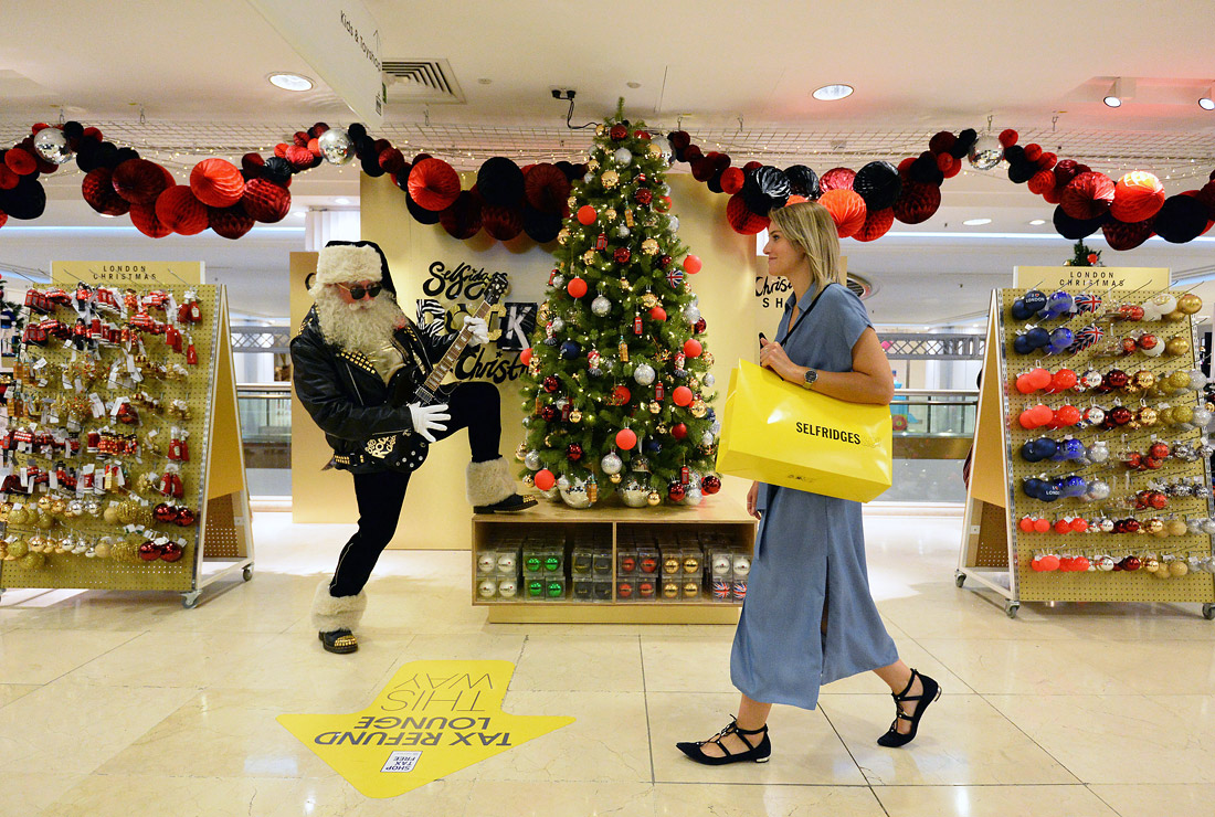 В лондонском универмаге Selfridges открылась Рождественская ярмарка