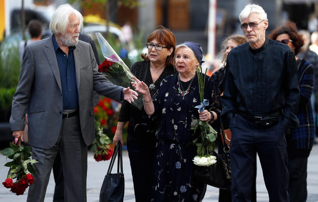 Актеры Станислав Любшин (слева) и Борис Щербаков