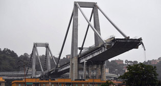 Обрушение моста в Генуе