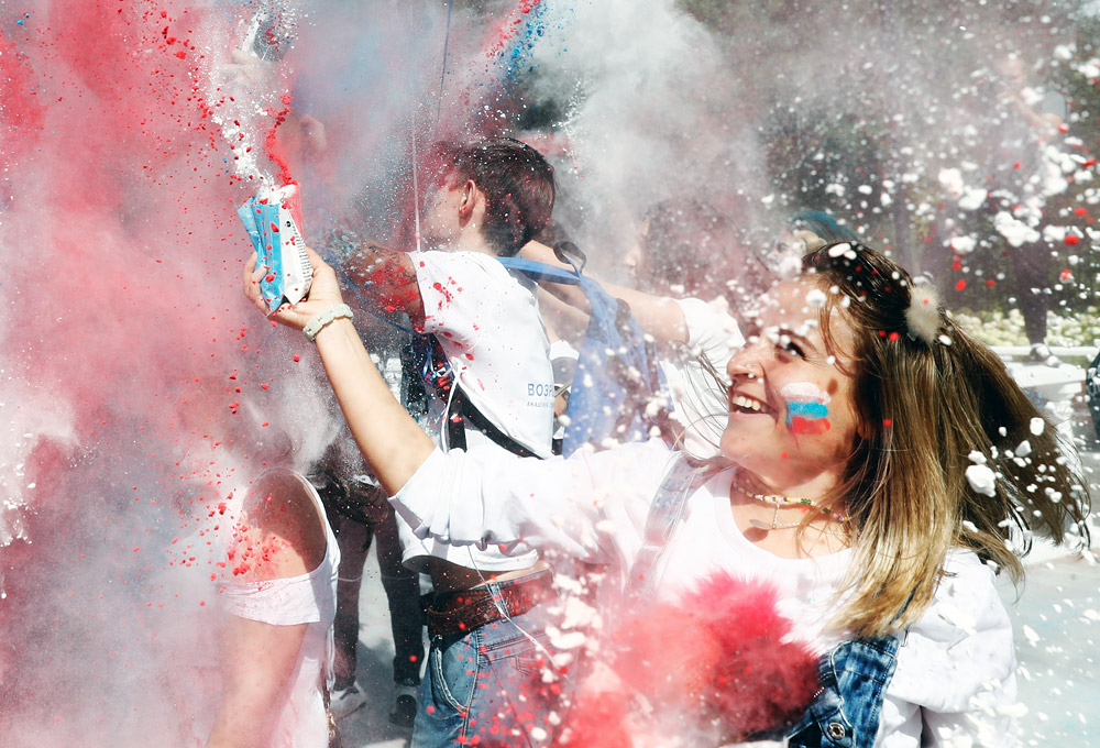 Празднование Дня Государственного флага в Москве