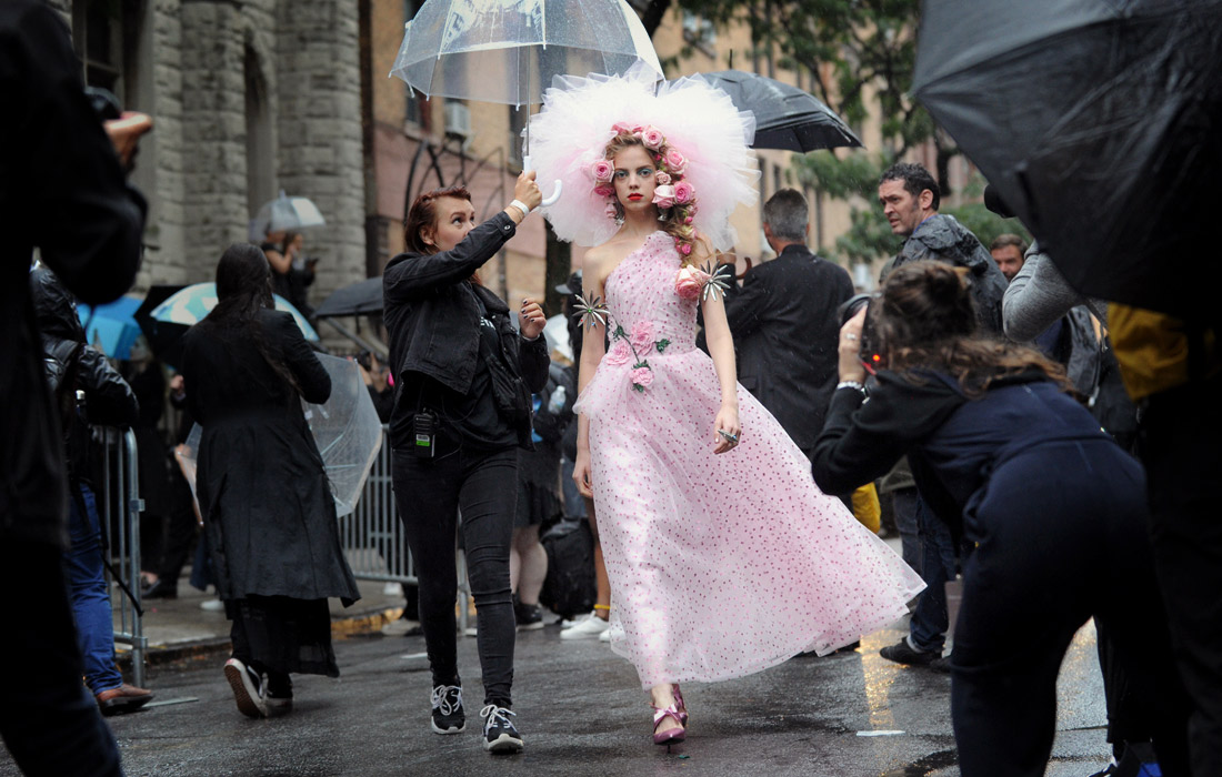 Перед презентацией американского бренда Rodarte