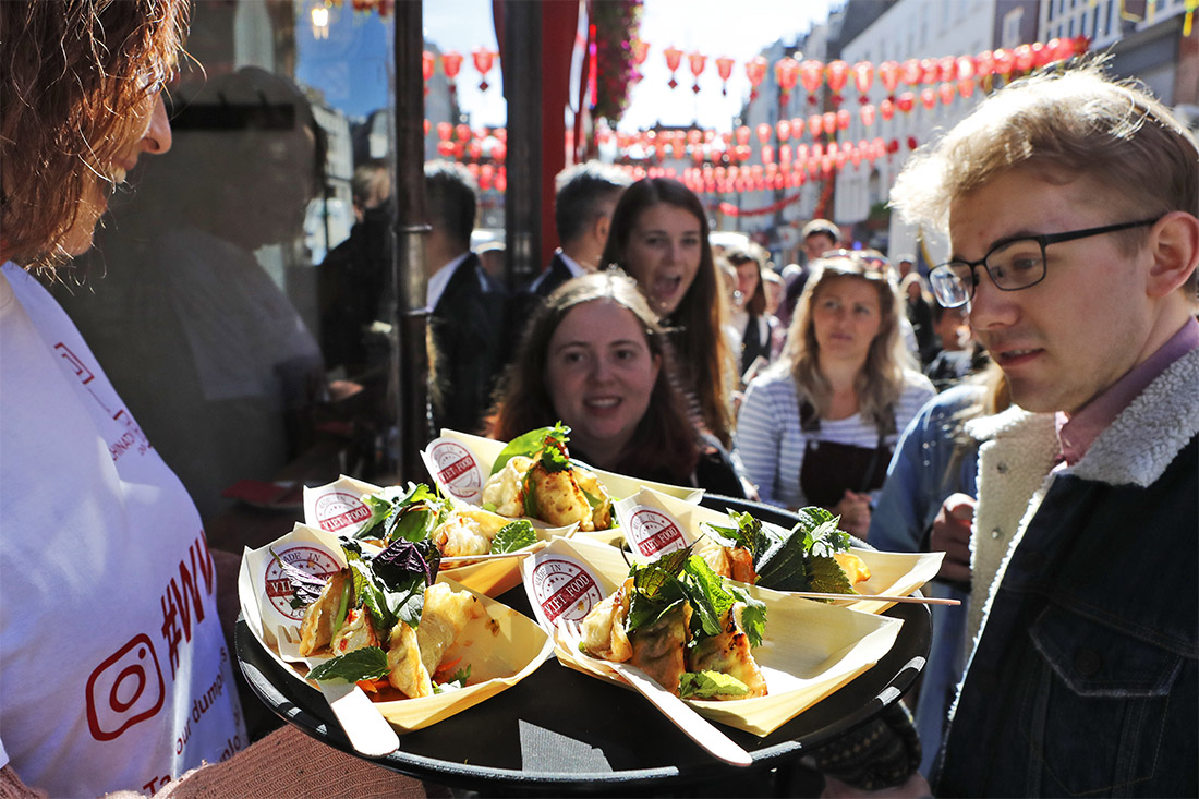В Лондонском чайнатауне прошел фестиваль китайских пельменей