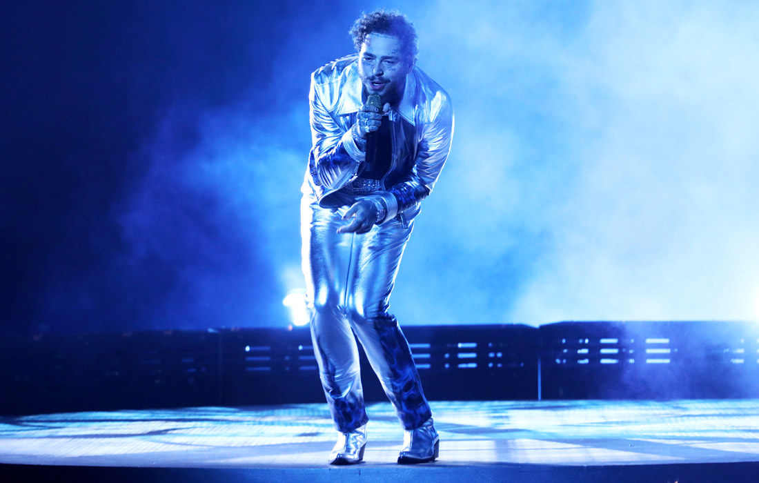 Пост Мэлоун, признанный лучшим исполнителем года в стиле поп или рок