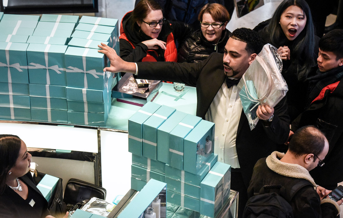 Распродажа в магазине Macy's в Нью-Йорке