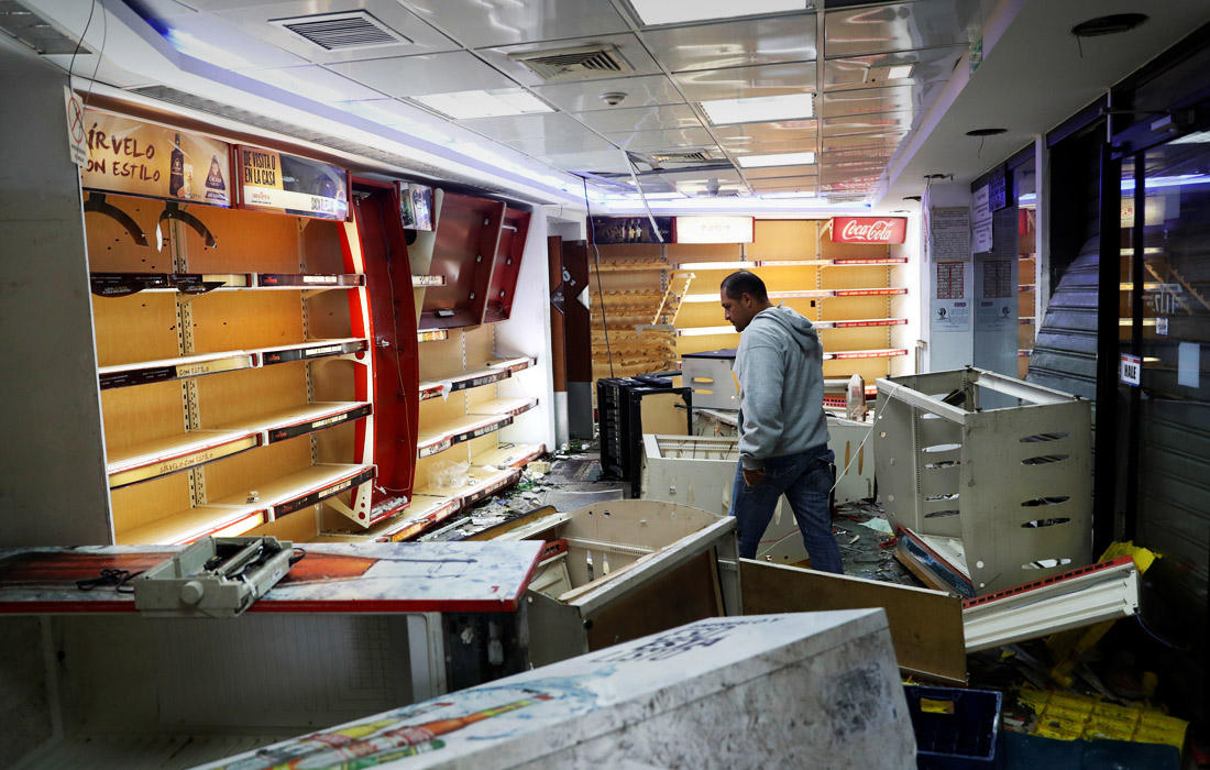 Последствия массовых беспорядков в Венесуэле