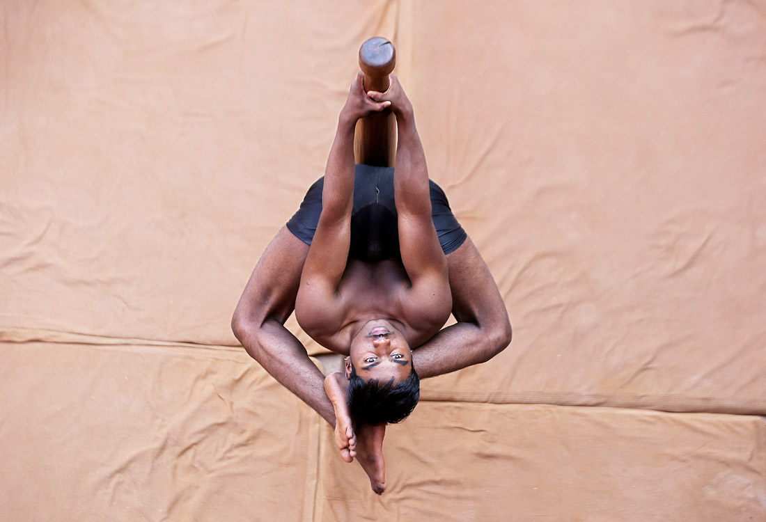 Традиционная индийская гимнастика в Ахмедабаде