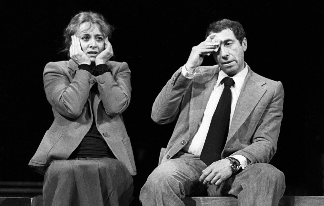 Сцена из спектакля "Тема с вариациями". 1979 год