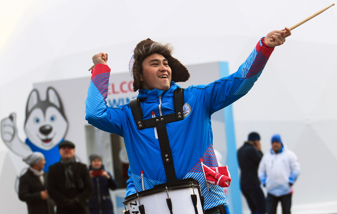 Открытие парка XXIX Всемирной зимней универсиады в Красноярске