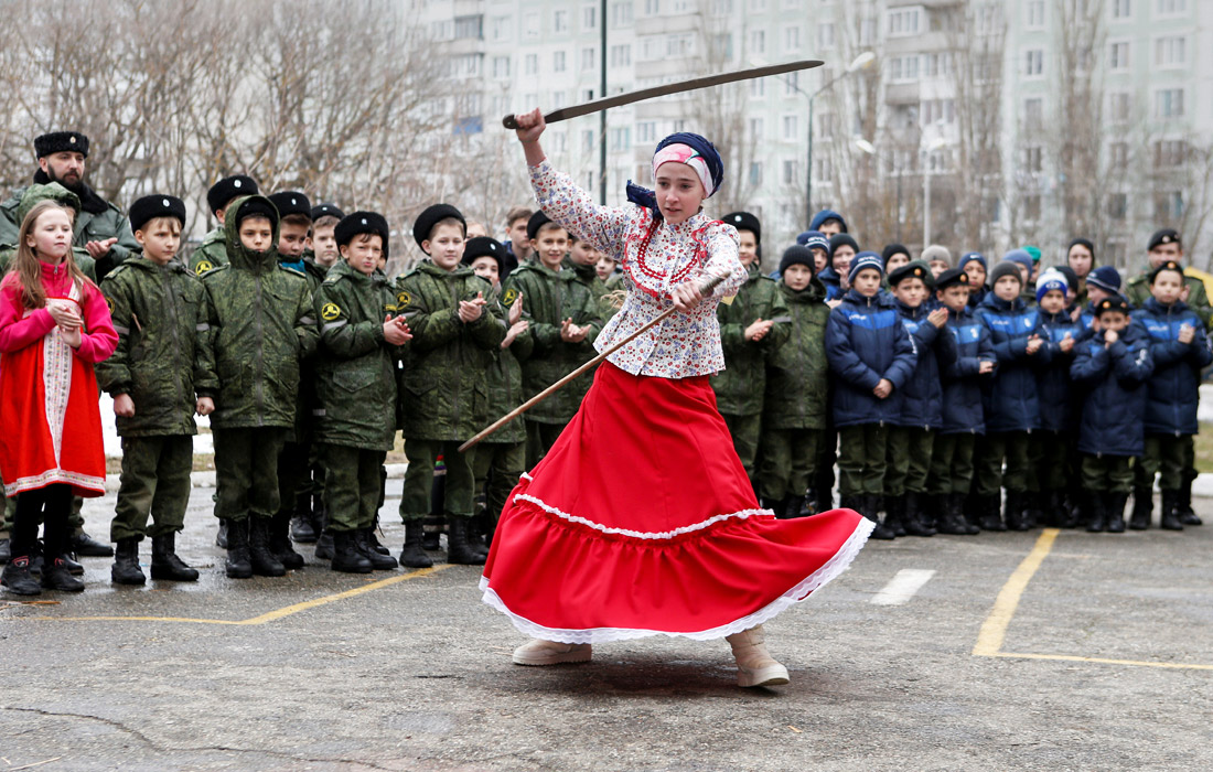 Празднование Масленицы в Ставрополе