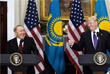 Встреча президента США Дональда Трампа и казахстанского лидера Нурсултана Назарбаева в Белом доме. 2018 год.