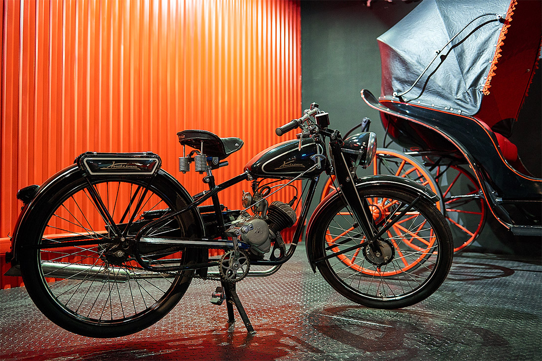 В музее представлен не только четырехколесный транспорт