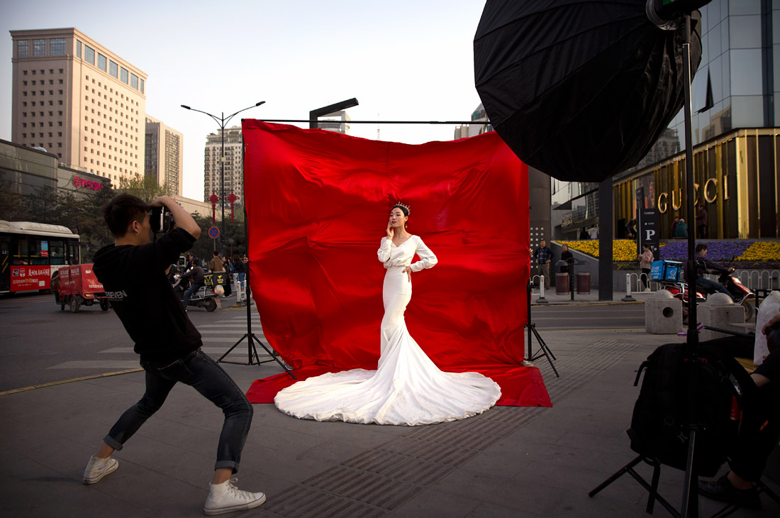 Свадебная фотосессия в Сиане, провинция Шэньси, Китай
