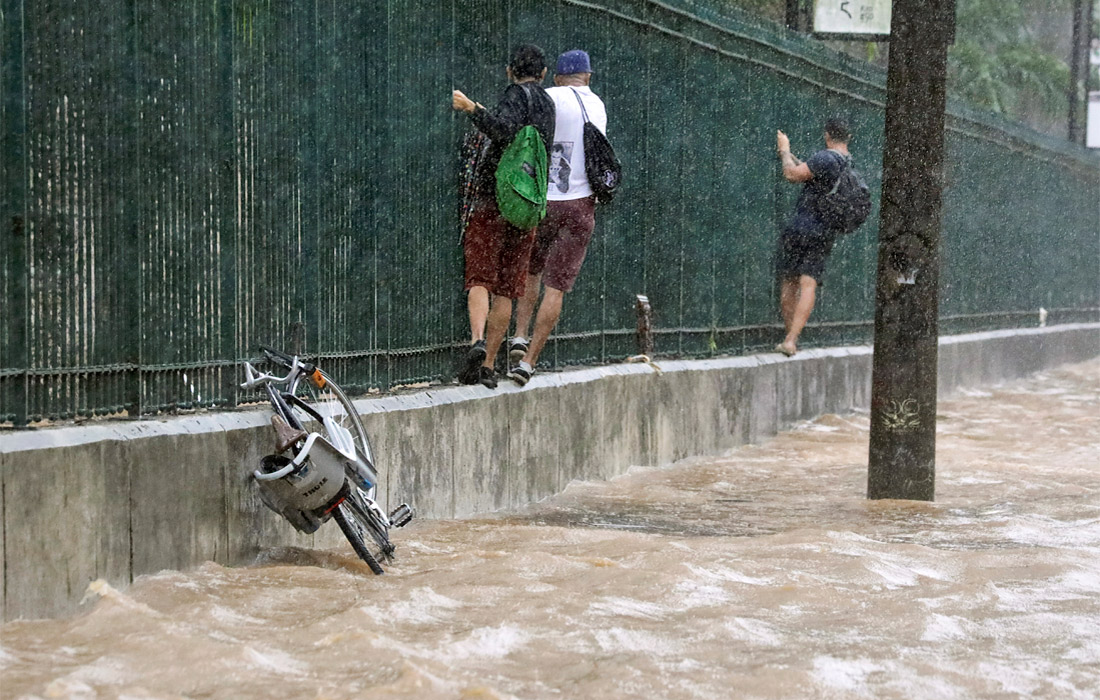 Последствия проливных дождей в Рио-де-Жанейро, Бразилия