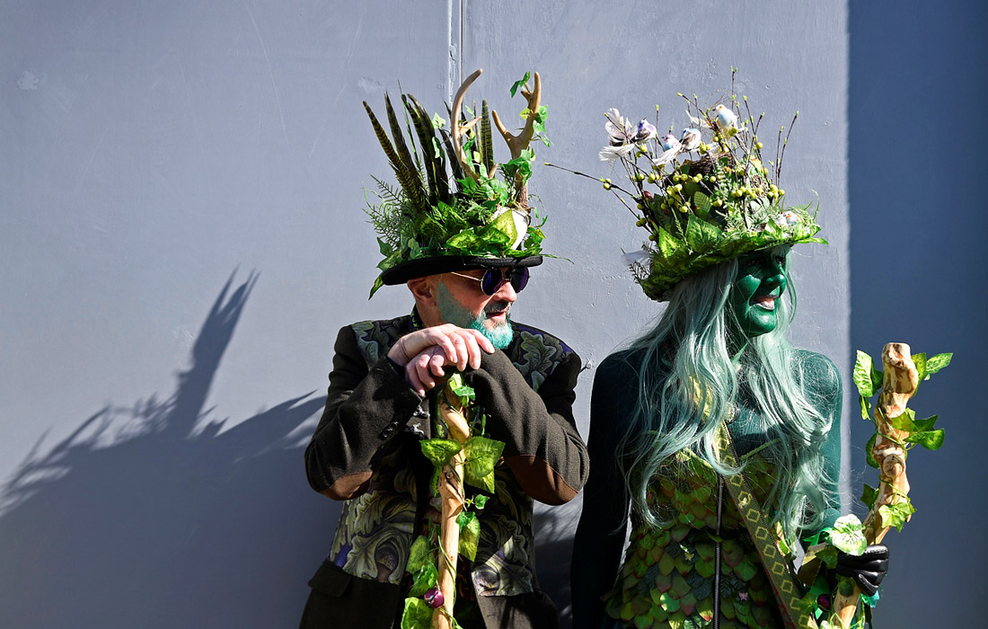 В британском Гастингсе прошел традиционный майский фестиваль Jack In The Green