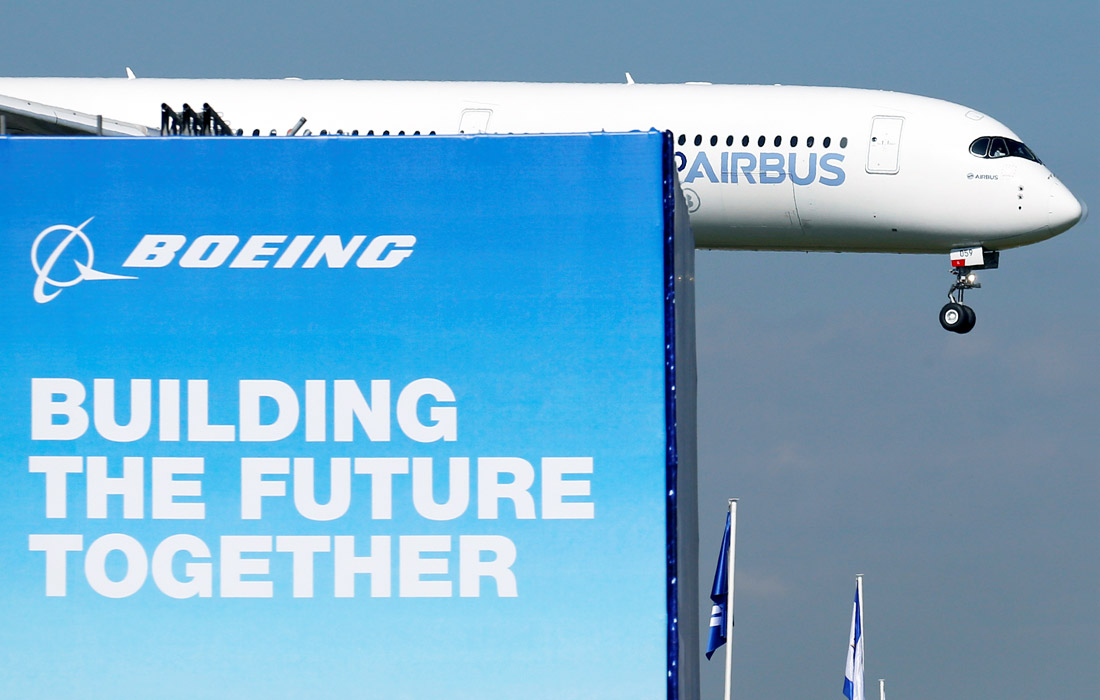 Пассажирский лайнер Airbus A350-1000