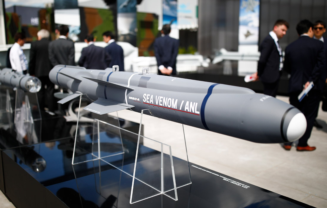 Стенд одного из ведущих европейских производителей ракетных систем компания MBDA
