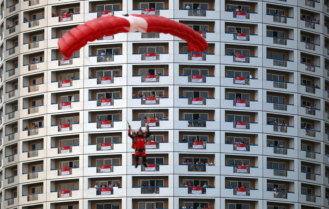 В Сингапуре отметили День независимости. Памятная дата приурочена к выходу страны из состава Малайзии в 1965 году.