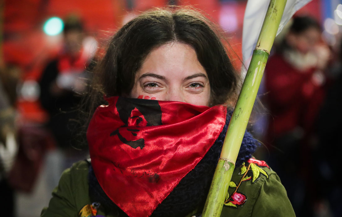 В Монтевидео молодежь вышла на ежегодный марш в память об убитых и похищенных студентах во время военно-гражданского режима, установленного в Уругвае с 1973 по 1985 года.