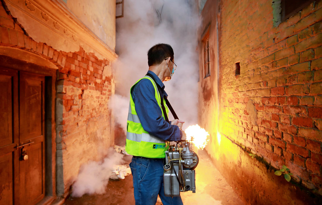 В Непале прошли работы по борьбе с лихорадкой денге и другими болезнями, передаваемыми комарами