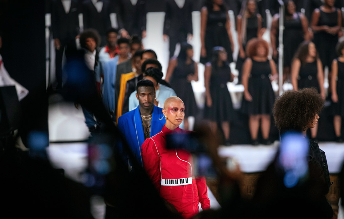 Показ молодого бренда Pyer Moss