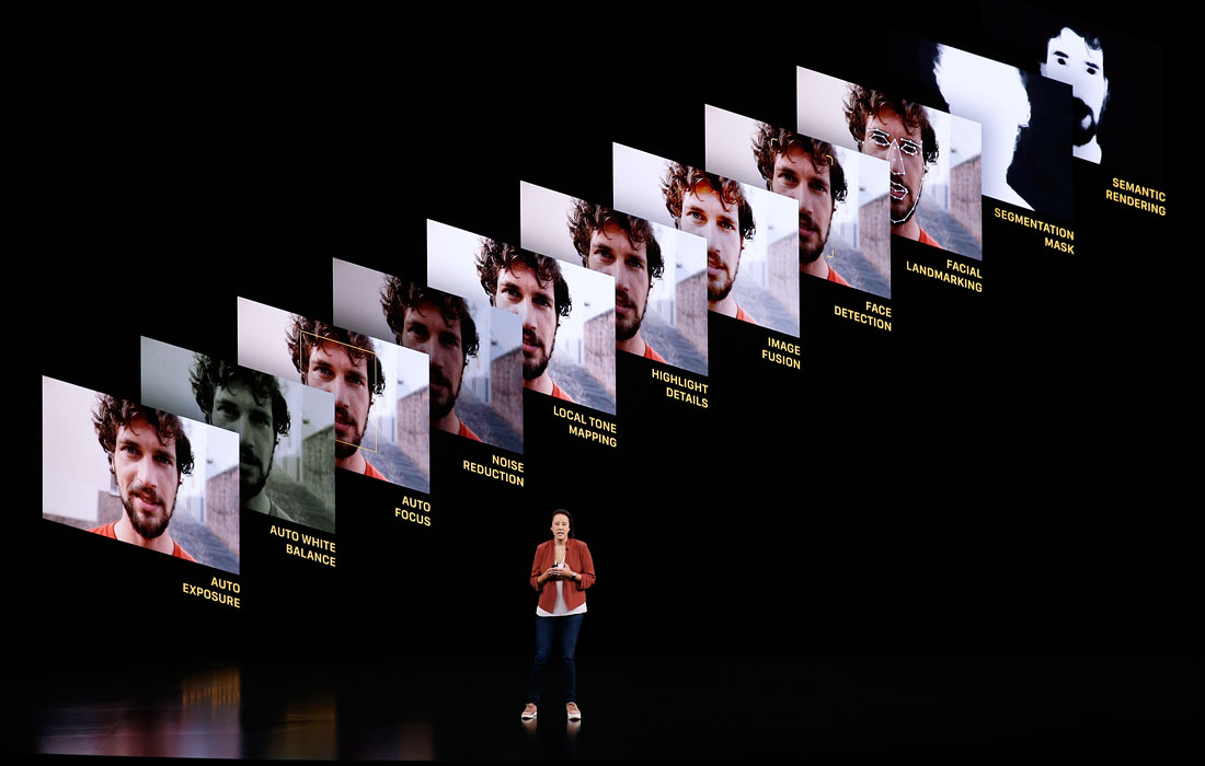 В флагманские модели добавили третью камеру с телеобъективом, а также функцию Deep Fusion - она будет делать девять снимков одновременно и с помощью нейросетей объединять их в один с максимальной детализацией