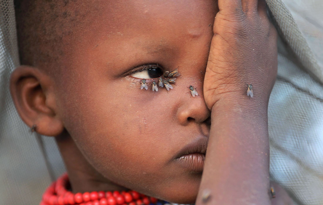 Девочка народности Туркана в Кении