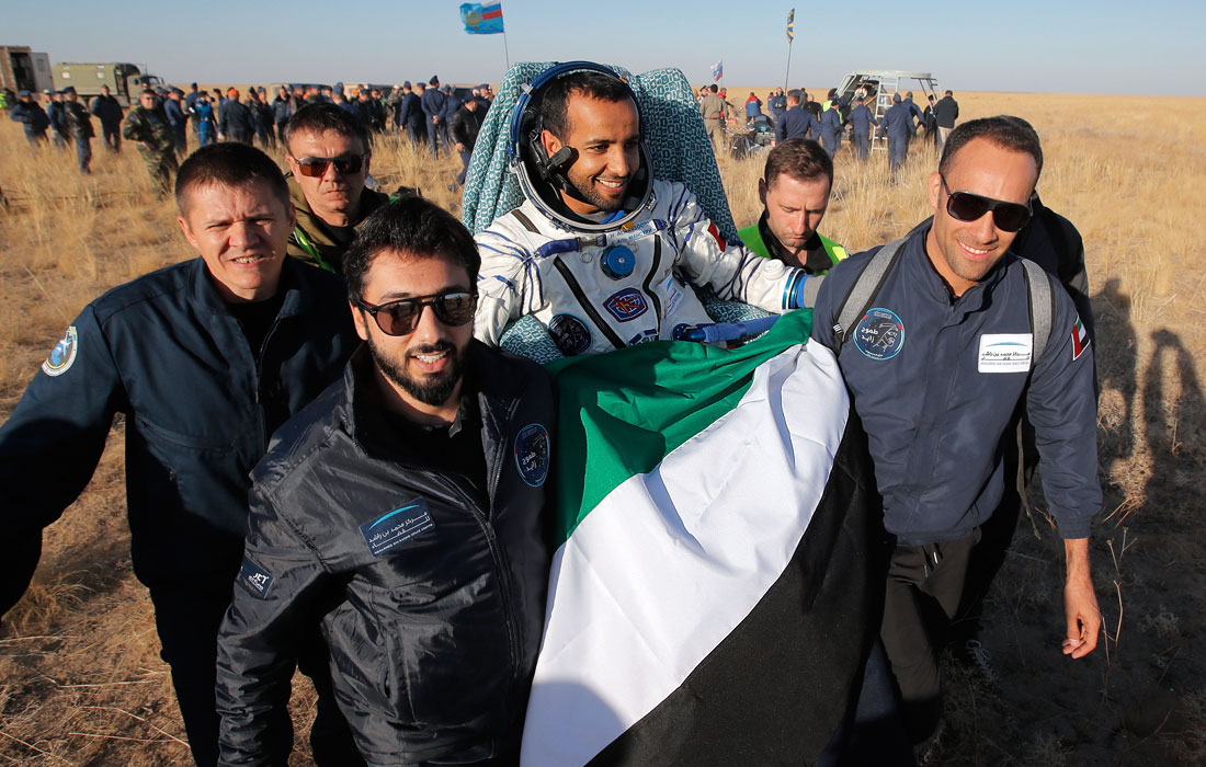 Союз МС-12" с членами экипажа МКС приземлился в Казахстане