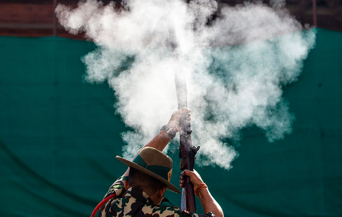 В Катманду прошел день жертвоприношения в рамках почти двухнедельного празднования Дашайн