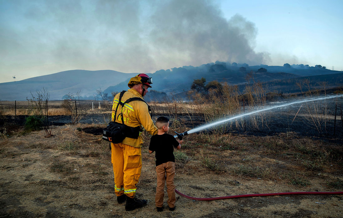 Лесные пожары в Калифорнии