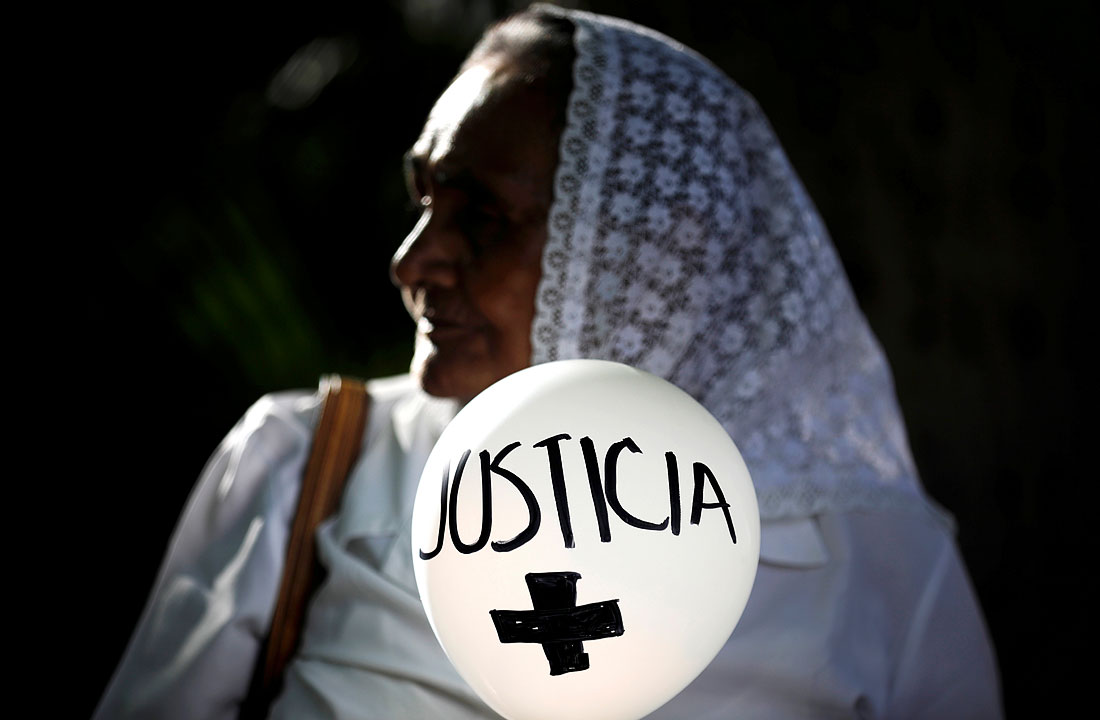 В Сальвадоре прошла акция против законопроекта об избежании судебного преследования за преступления совершенные во время гражданской войны в Сан-Сальвадоре