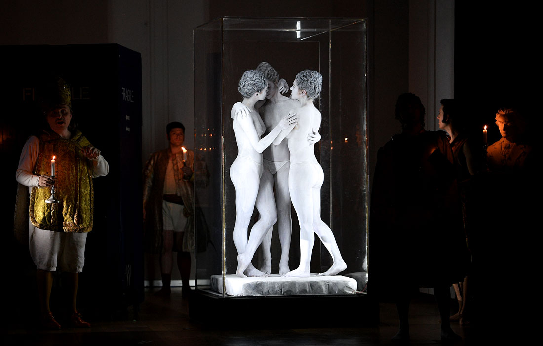 Генеральная репетиция оперы Джоакино Россини "Путешествие в Реймс" в Сиднейском оперном театре