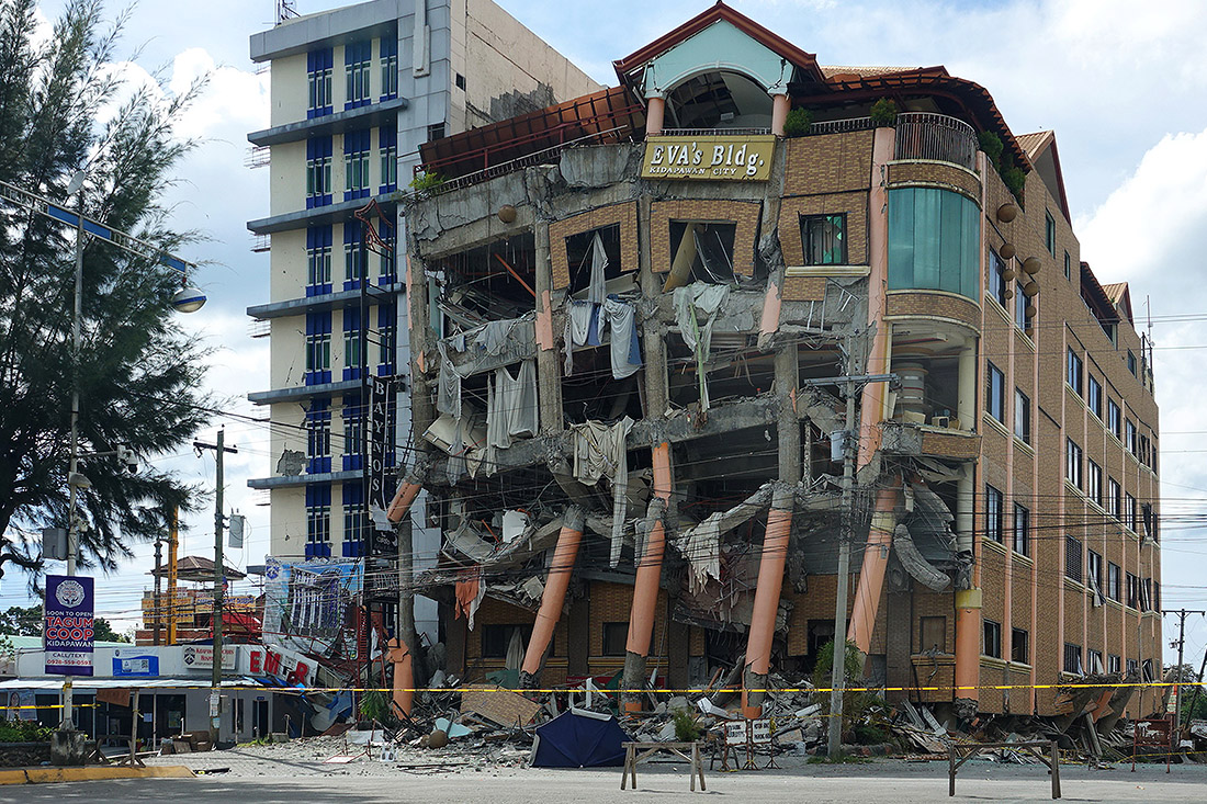 Землетрясение магнитудой 6,5 произошло на Филиппинах