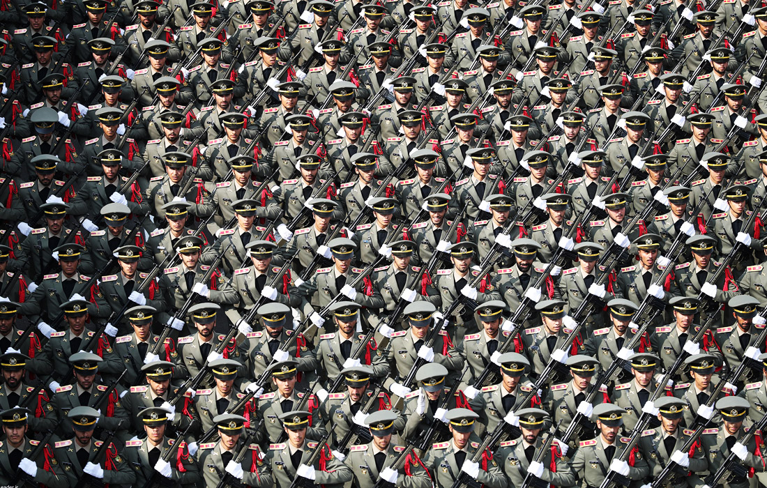 Церемония выпуска курсантов военной академии в Тегеране