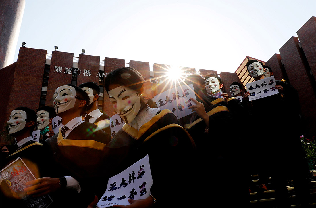 В Гонконге по-прежнему идут протесты