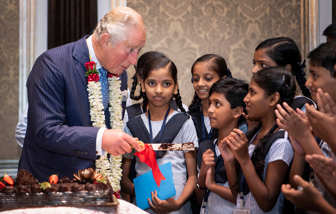 Принц Уэльский Чарльз отметил свой 71-й день рождения в Мумбаи, во время своего двухдневного визита в Индию