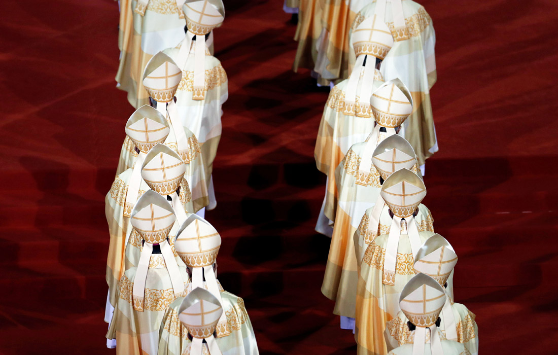 Во время мессы на Национальном стадионе Таиланда в Бангкоке