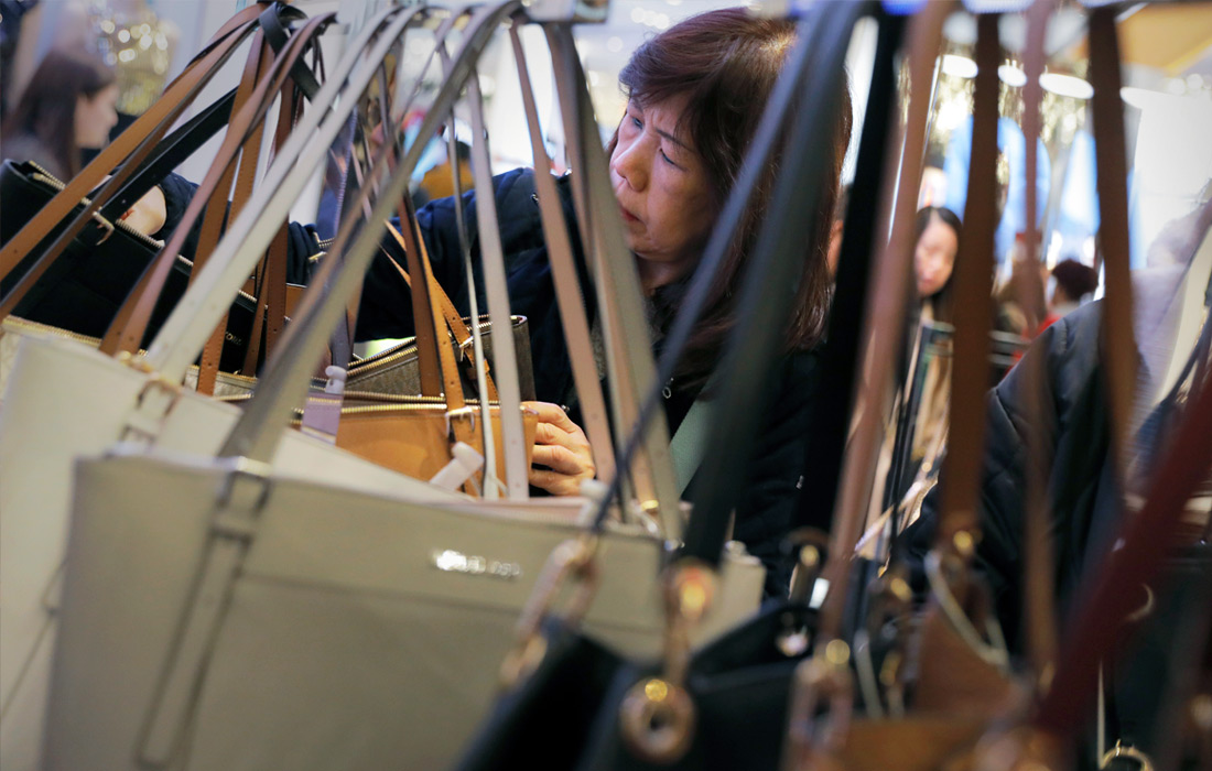 В магазине Macy's в Нью-Йорке