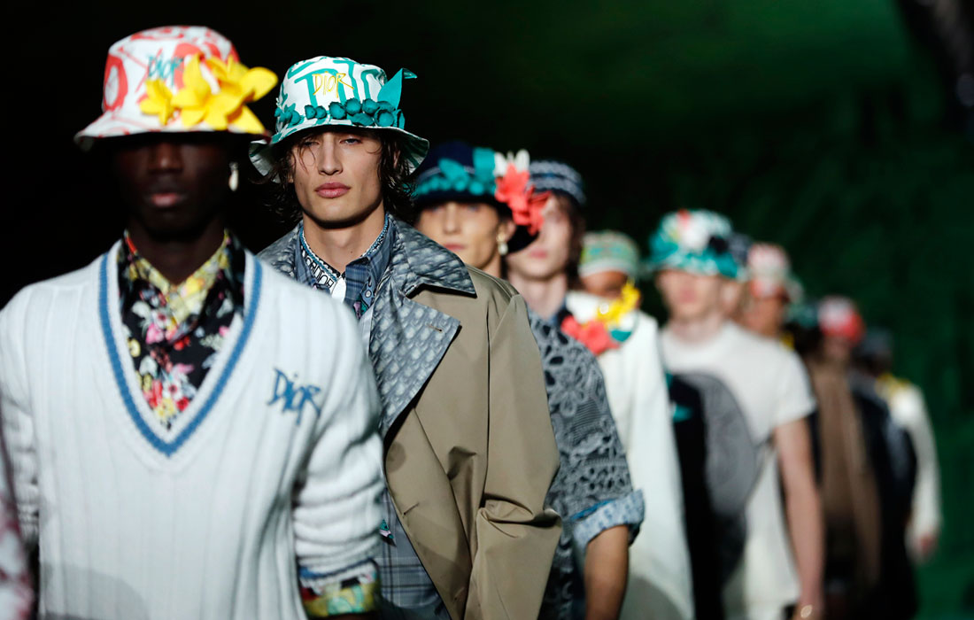 В Майами прошла презентация мужской коллекции Christian Dior pre-fall 2020 на ярмарке современного искусства Art Basel