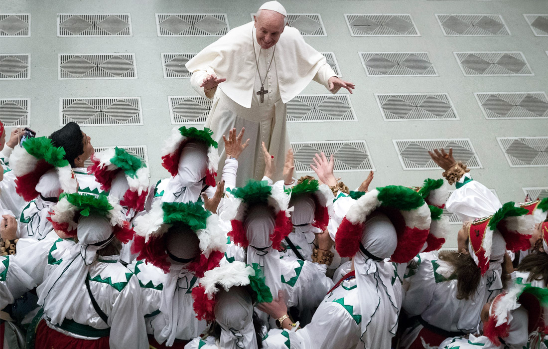 Папа римский Франциск провел еженедельную публичную аудиенцию в Ватикане
