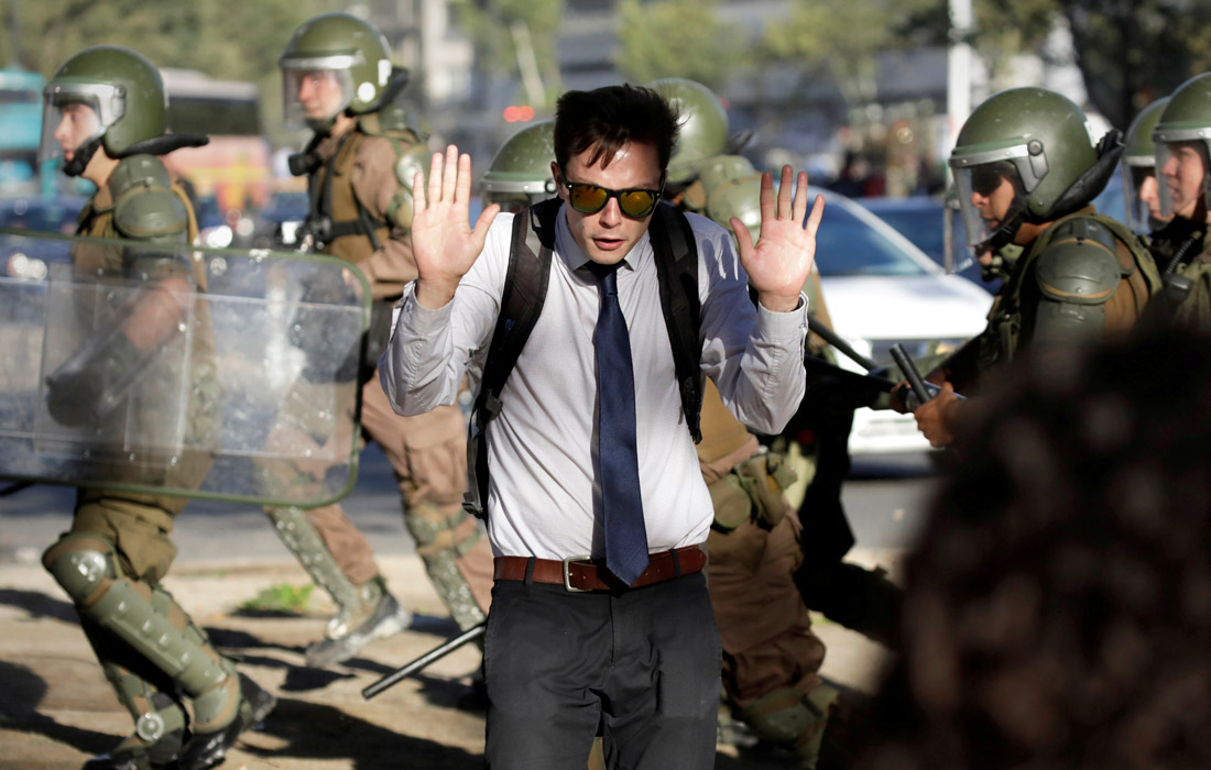 В Сантьяго продолжаются акции протеста против правительства Чили